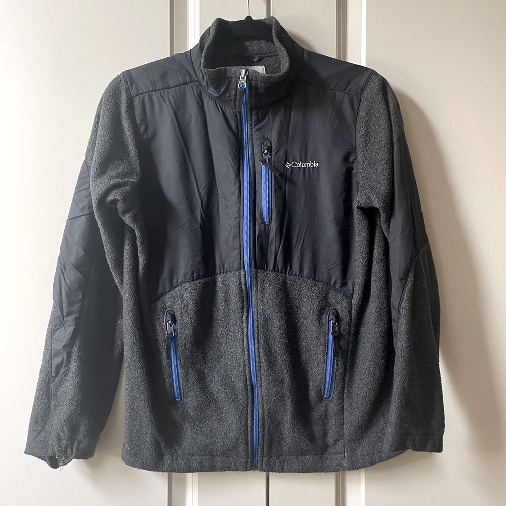 Columbia Youth Fleece Zip Up Jacket, Size Large (14-16 yo)